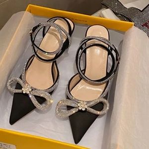 Black Silver Rhinestone Pumps